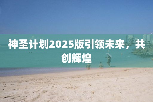 神圣计划2025版引领未来,共创辉煌